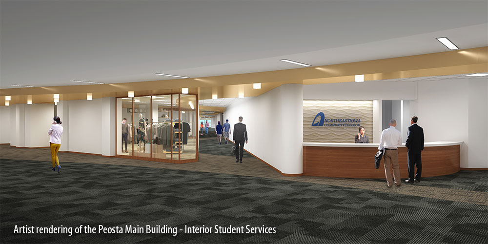 Peosta Rendering of Student Services