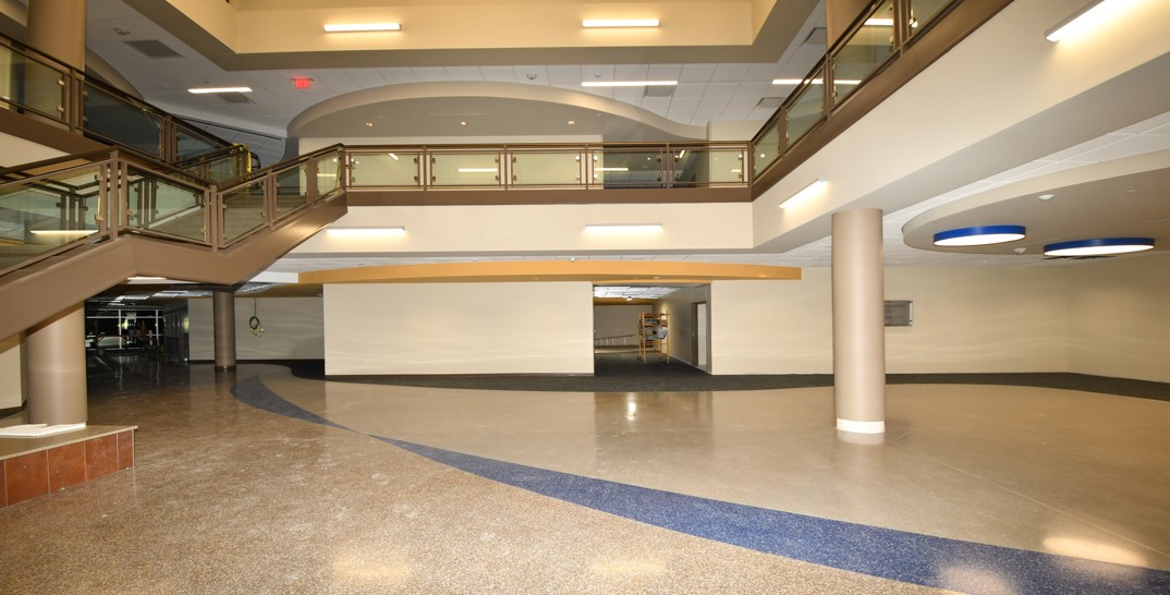 Lower level commons area