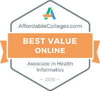 2019 Best Value Associate in Health Informatics logo
