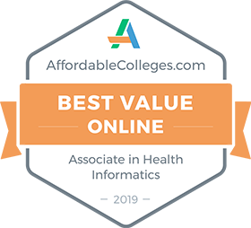2019 Best Value Associate in Health Informatics logo