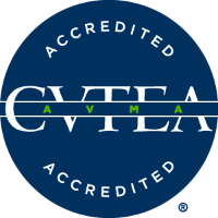 Committee on Veterinary Technician Education and Activities accreditation seal