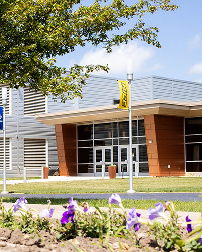 The Conference Center entrance to the Peosta Campus main building.