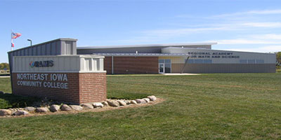 Exterior shot of the Oelwein/RAMS center