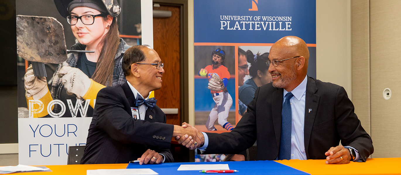 President Wee and Chancellor Shields featured