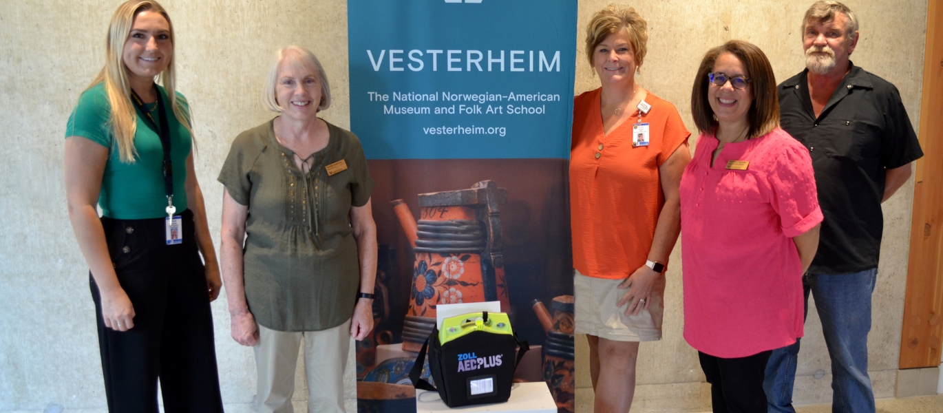 Vesterheim Museum receives AED_featured image