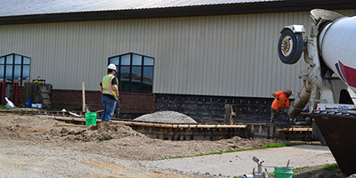 Photo vet tech lab addition july 2019.