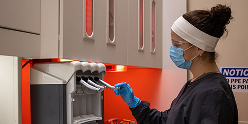 Photo of healthcare student