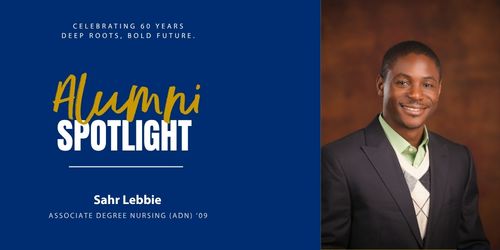 Photo of Sahr Lebbie in NICC Alumni Spotlight template