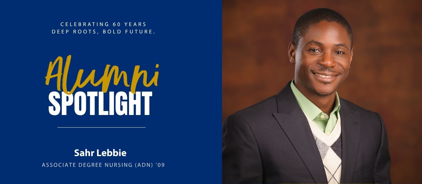 Photo of Sahr Lebbie in NICC Alumni Spotlight template