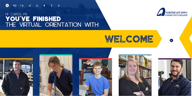 Virtual Orientation Welcome Banner