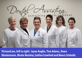 Photo of Dental Assisting faculty and alumni group.